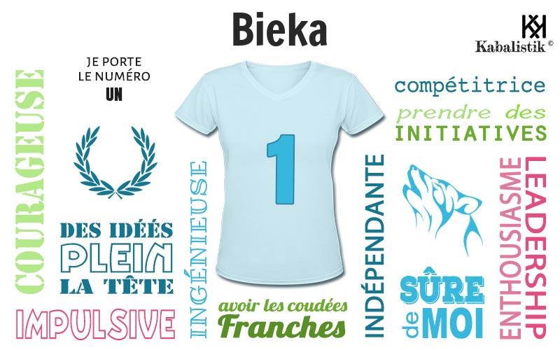 La signification numérologique du prénom Bieka