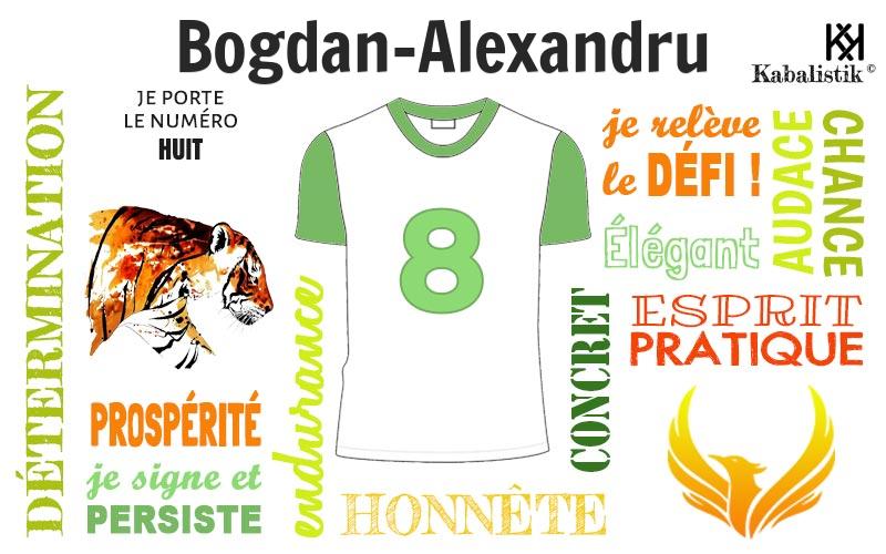 La signification numérologique du prénom Bogdan-Alexandru