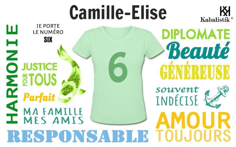 La signification numérologique du prénom Camille-Elise