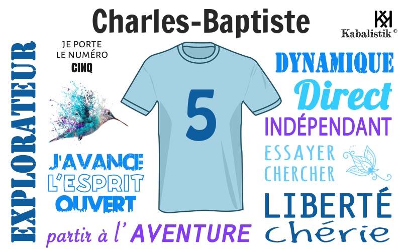 La signification numérologique du prénom Charles-Baptiste