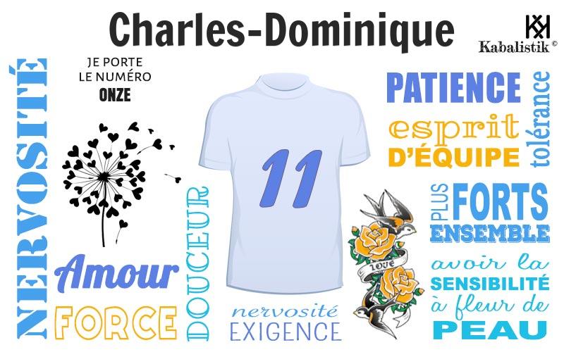 La signification numérologique du prénom Charles-Dominique