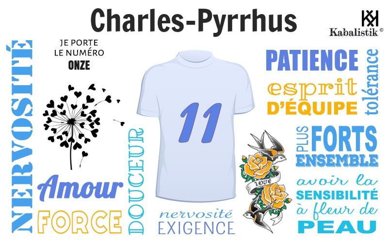La signification numérologique du prénom Charles-Pyrrhus