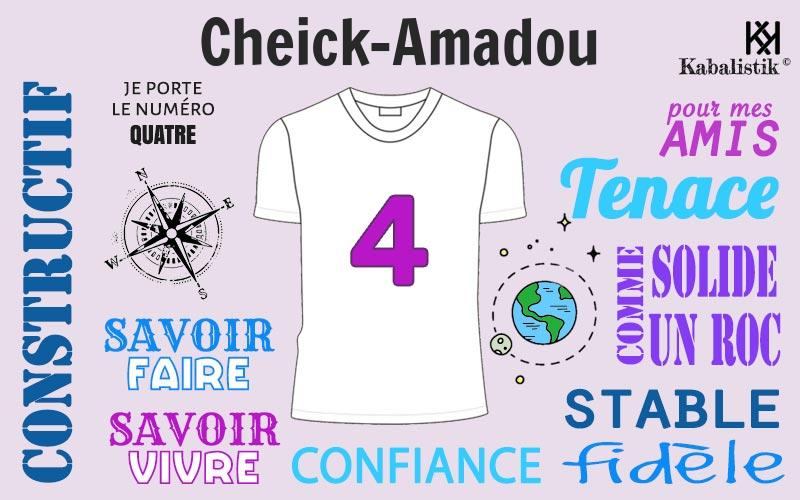 La signification numérologique du prénom Cheick-Amadou