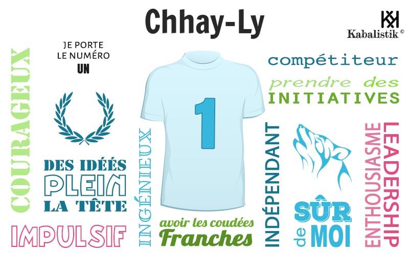 La signification numérologique du prénom Chhay-Ly