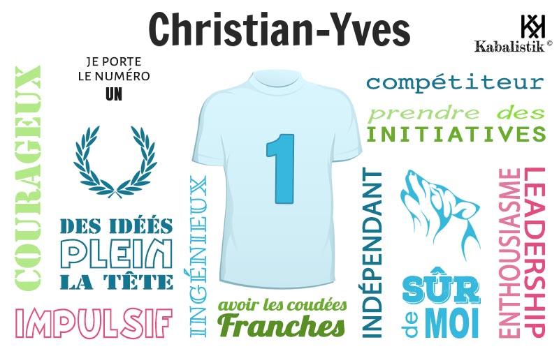 La signification numérologique du prénom Christian-Yves