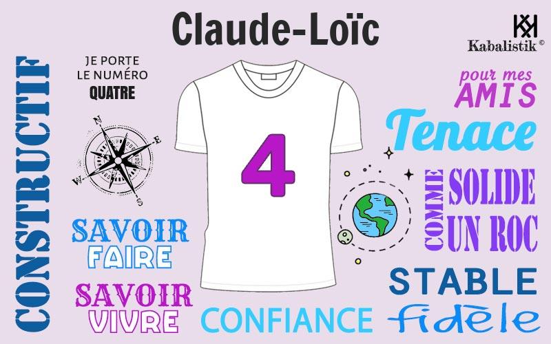 La signification numérologique du prénom Claude-Loïc