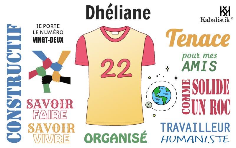 La signification numérologique du prénom Dhéliane