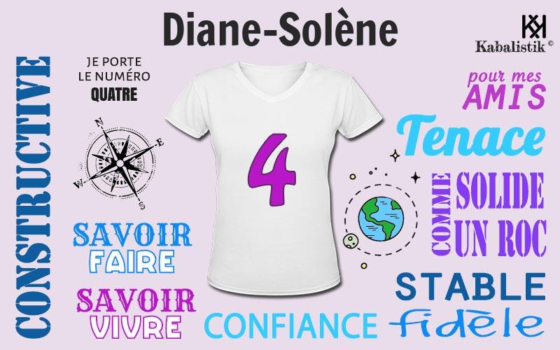 La signification numérologique du prénom Diane-Solène