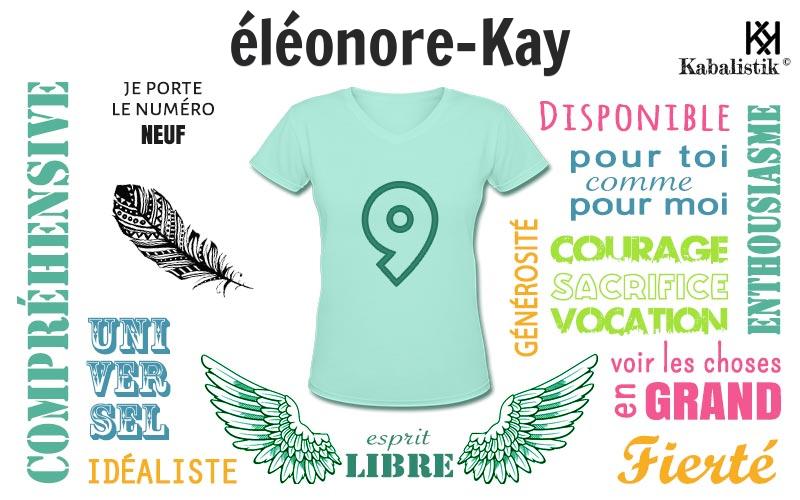 La signification numérologique du prénom Éléonore-Kay