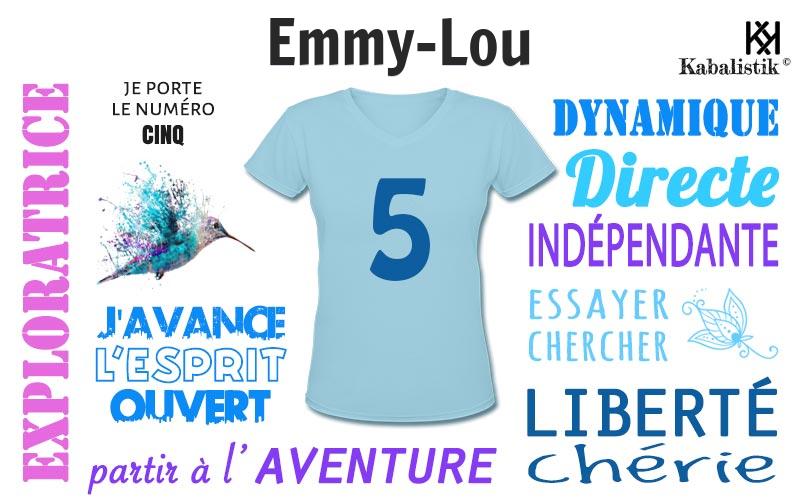 La signification numérologique du prénom Emmy-Lou