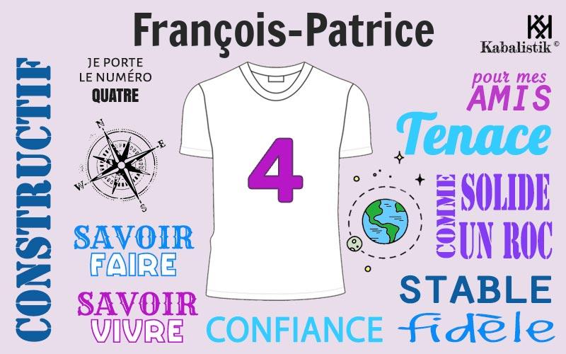 La signification numérologique du prénom François-Patrice