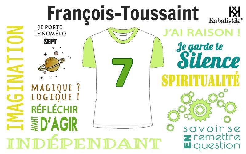 La signification numérologique du prénom François-Toussaint