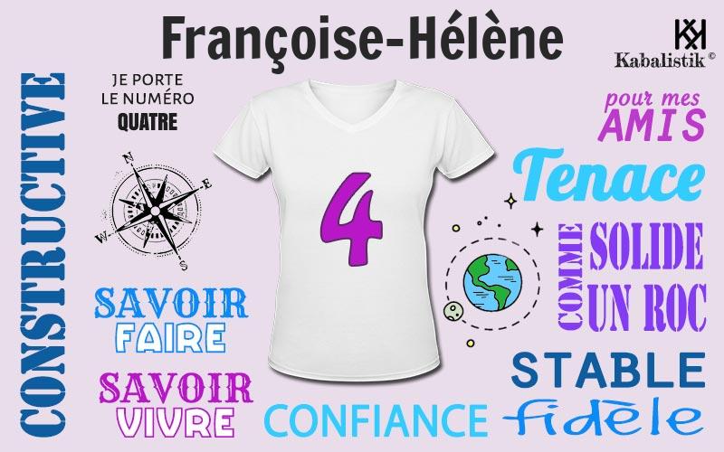 La signification numérologique du prénom Françoise-Hélène