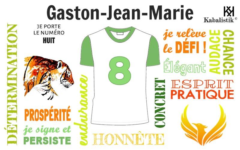 La signification numérologique du prénom Gaston-Jean-Marie