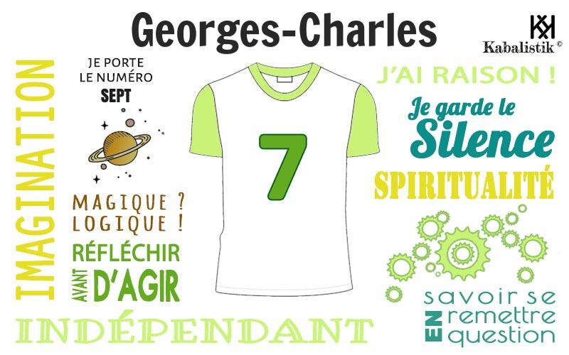 La signification numérologique du prénom Georges-Charles