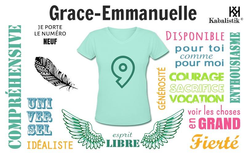 La signification numérologique du prénom Grace-Emmanuelle