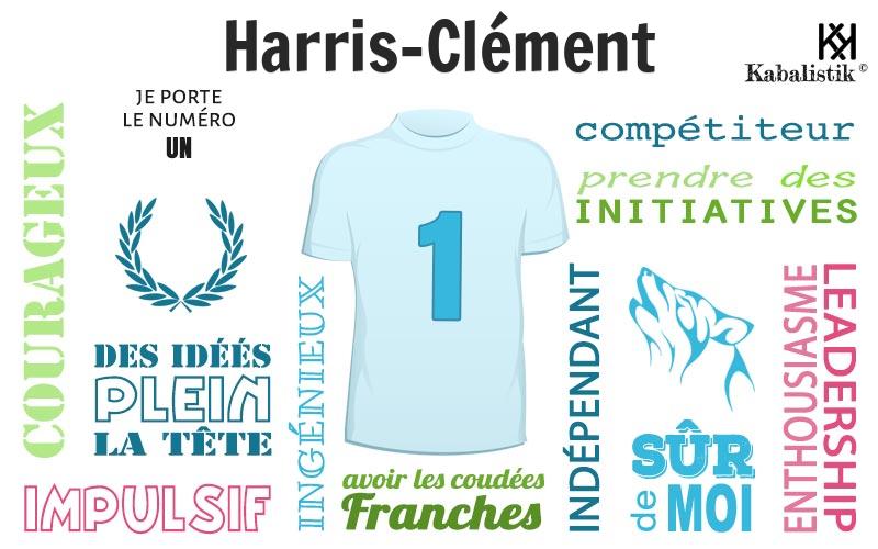 La signification numérologique du prénom Harris-Clément