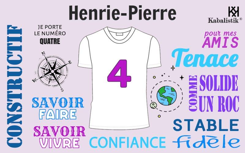 La signification numérologique du prénom Henrie-Pierre