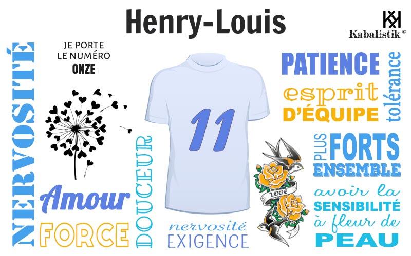La signification numérologique du prénom Henry-Louis