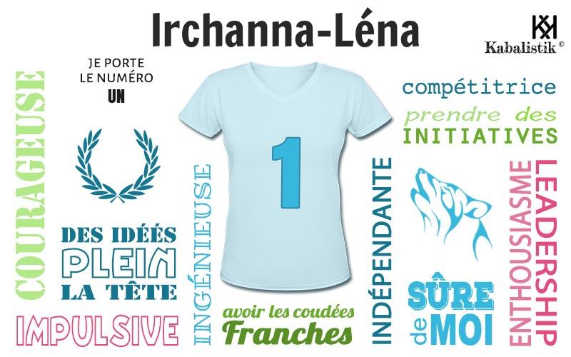 La signification numérologique du prénom Irchanna-Léna