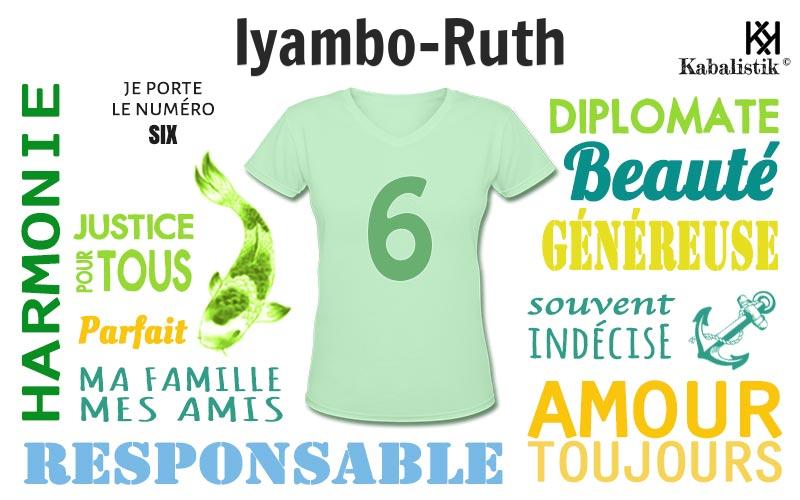 La signification numérologique du prénom Iyambo-Ruth