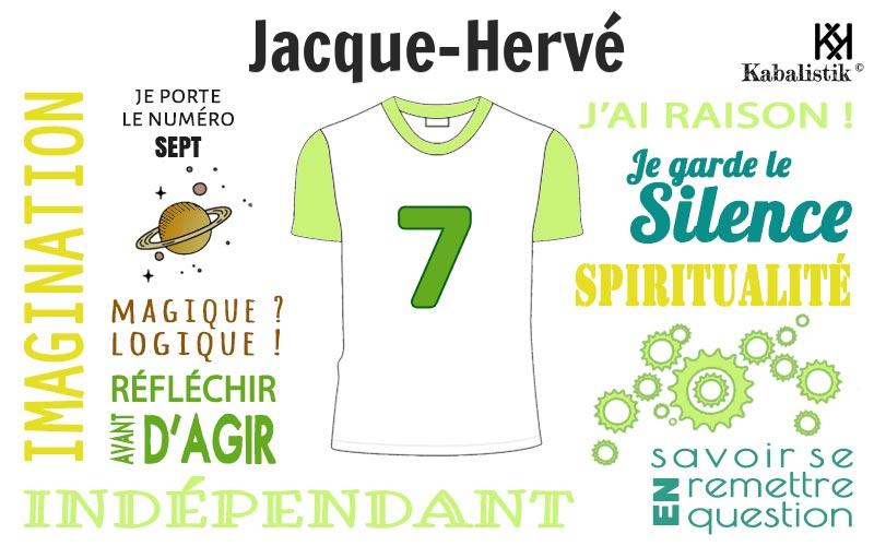 La signification numérologique du prénom Jacque-Hervé
