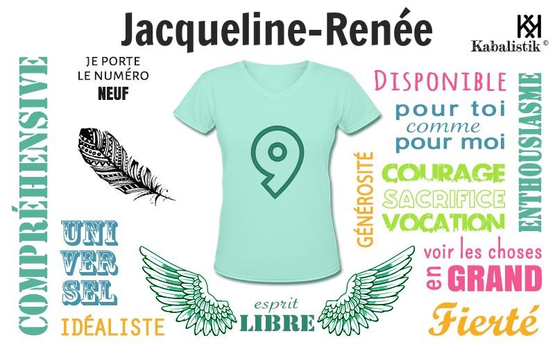 La signification numérologique du prénom Jacqueline-Renée