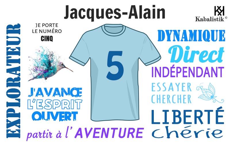La signification numérologique du prénom Jacques-Alain