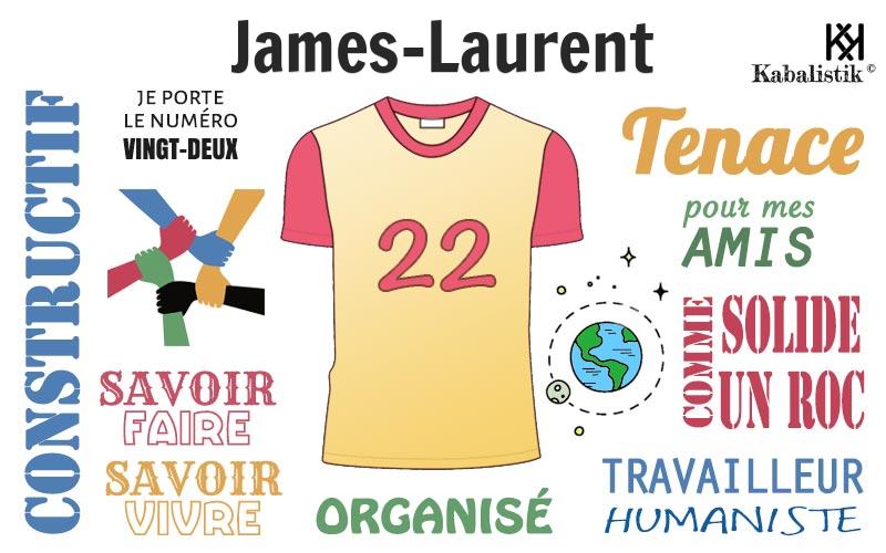 La signification numérologique du prénom James-Laurent
