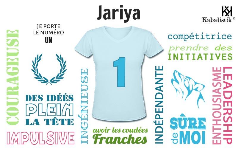 La signification numérologique du prénom Jariya