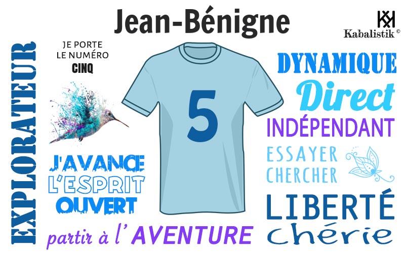 La signification numérologique du prénom Jean-Bénigne