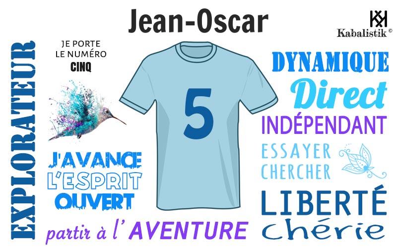 La signification numérologique du prénom Jean-Oscar