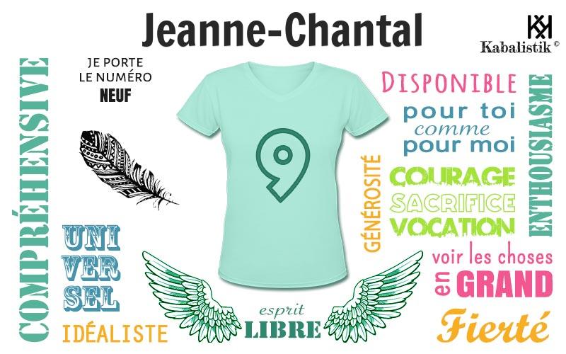 La signification numérologique du prénom Jeanne-Chantal