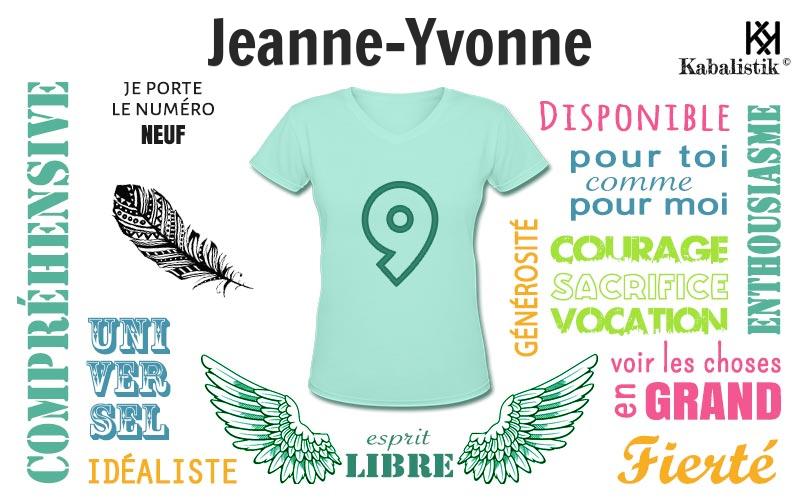 La signification numérologique du prénom Jeanne-Yvonne