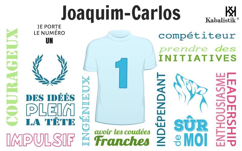La signification numérologique du prénom Joaquim-Carlos