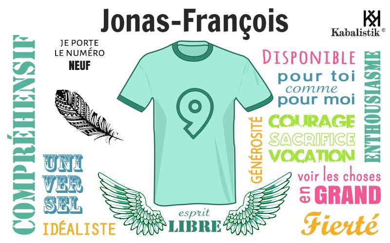 La signification numérologique du prénom Jonas-François