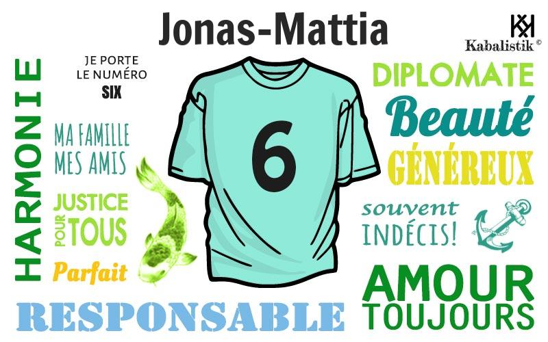 La signification numérologique du prénom Jonas-Mattia