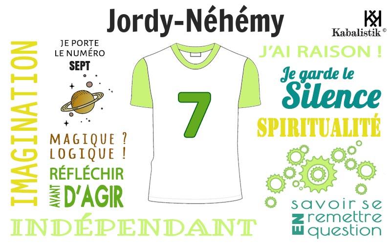 La signification numérologique du prénom Jordy-Néhémy