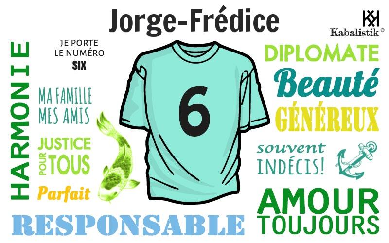 La signification numérologique du prénom Jorge-Frédice