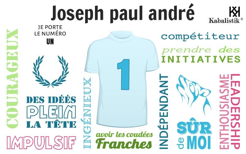 La signification numérologique du prénom Joseph Paul André