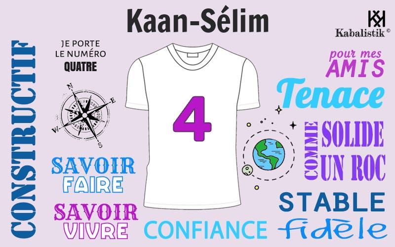 La signification numérologique du prénom Kaan-Sélim