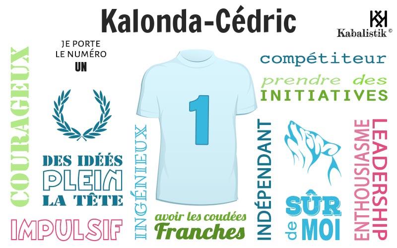 La signification numérologique du prénom Kalonda-Cédric