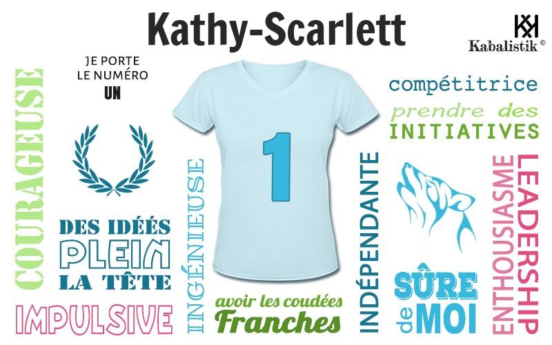 La signification numérologique du prénom Kathy-Scarlett