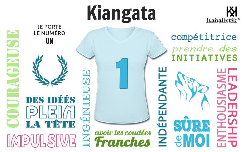 La signification numérologique du prénom Kiangata
