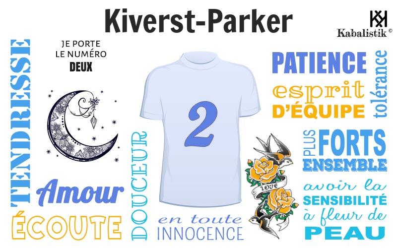 La signification numérologique du prénom Kiverst-Parker