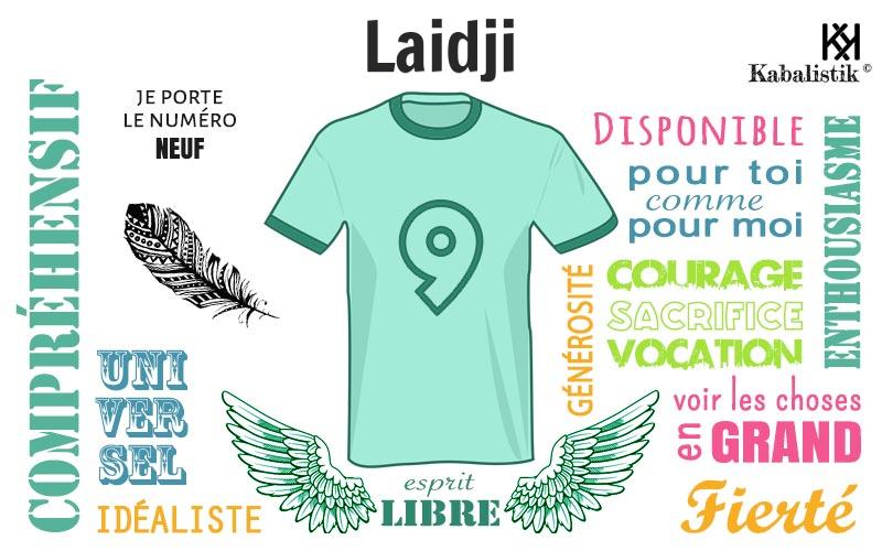 La signification numérologique du prénom Laidji
