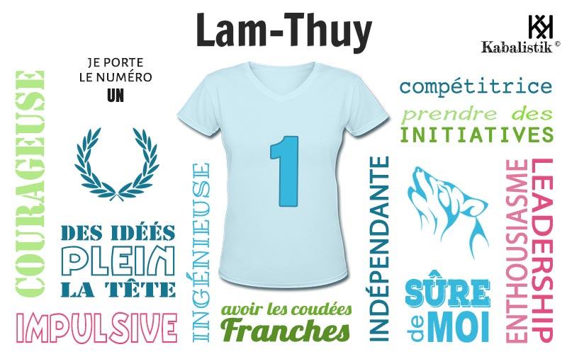 La signification numérologique du prénom Lam-Thuy