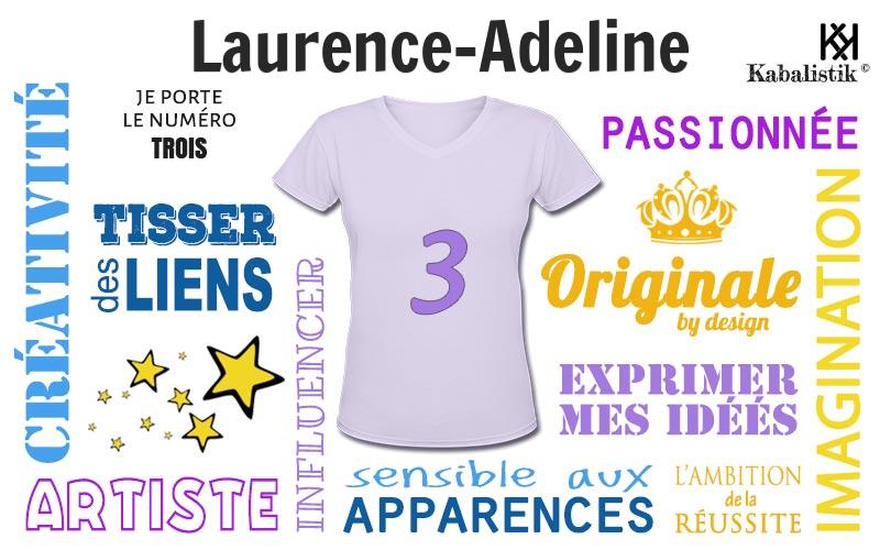 La signification numérologique du prénom Laurence-Adeline