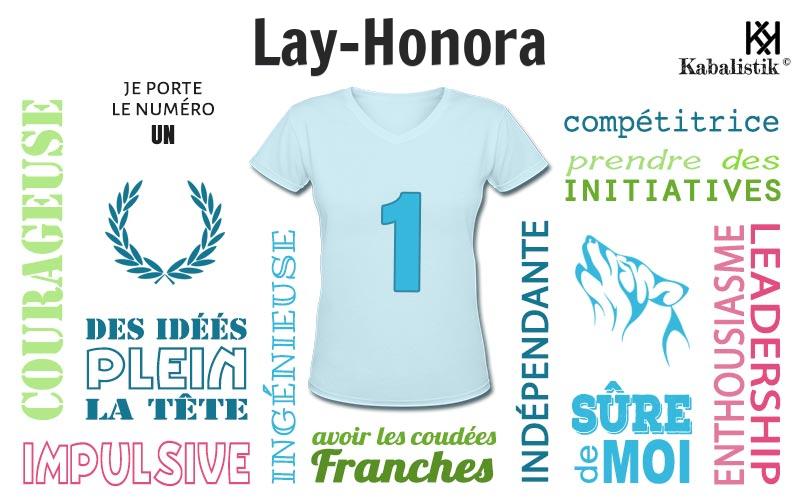 La signification numérologique du prénom Lay-Honora