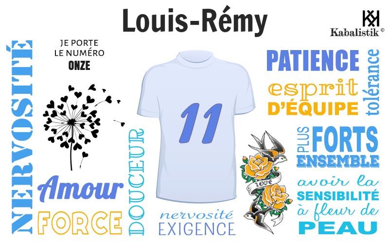 La signification numérologique du prénom Louis-Rémy